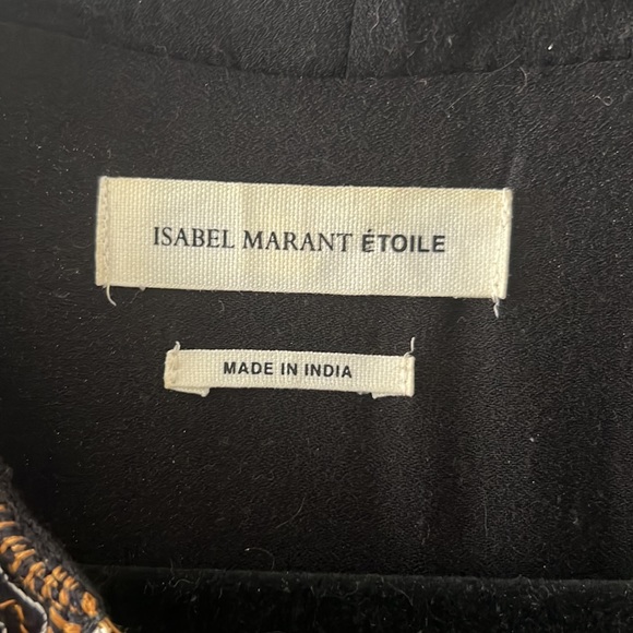 ETOILE ISABEL MARANT
Clara Embroidered 3/4-Sleeve Tunic Dress - Picture 3 of 5